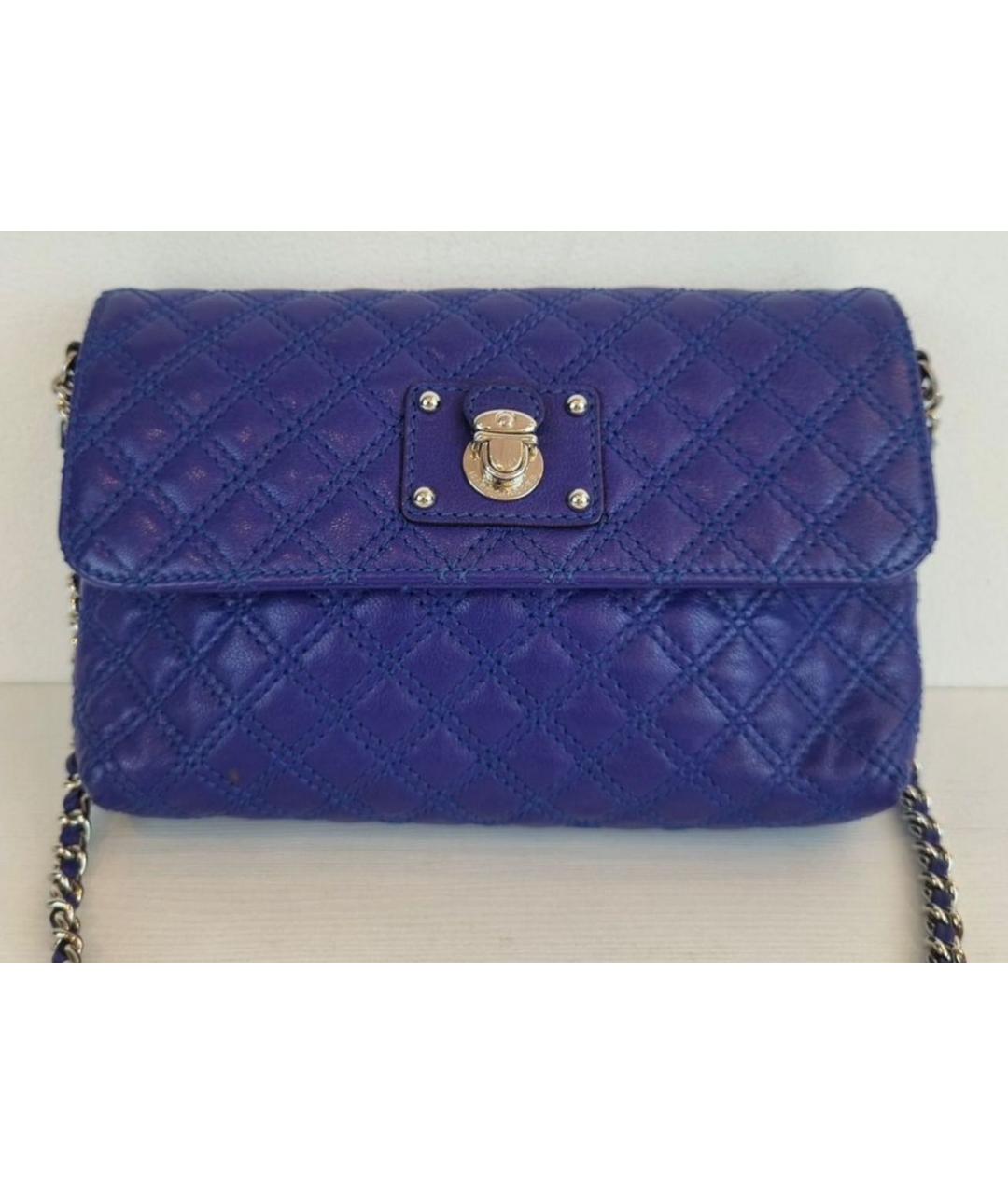 MARC BY MARC JACOBS Синяя кожаная сумка через плечо, фото 2