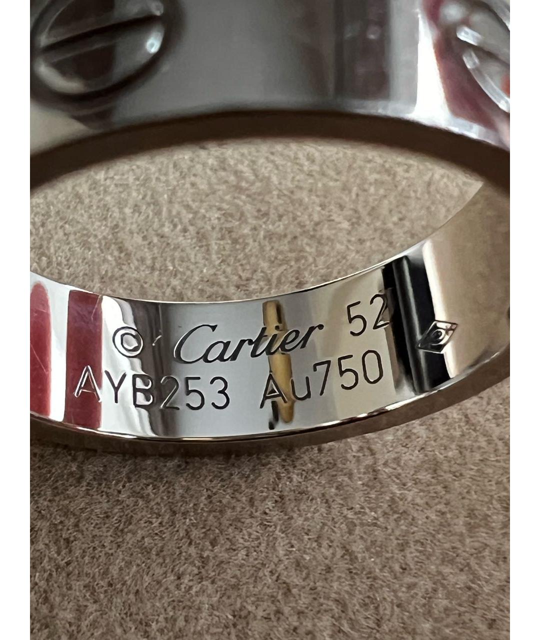 CARTIER Кольцо из белого золота, фото 2
