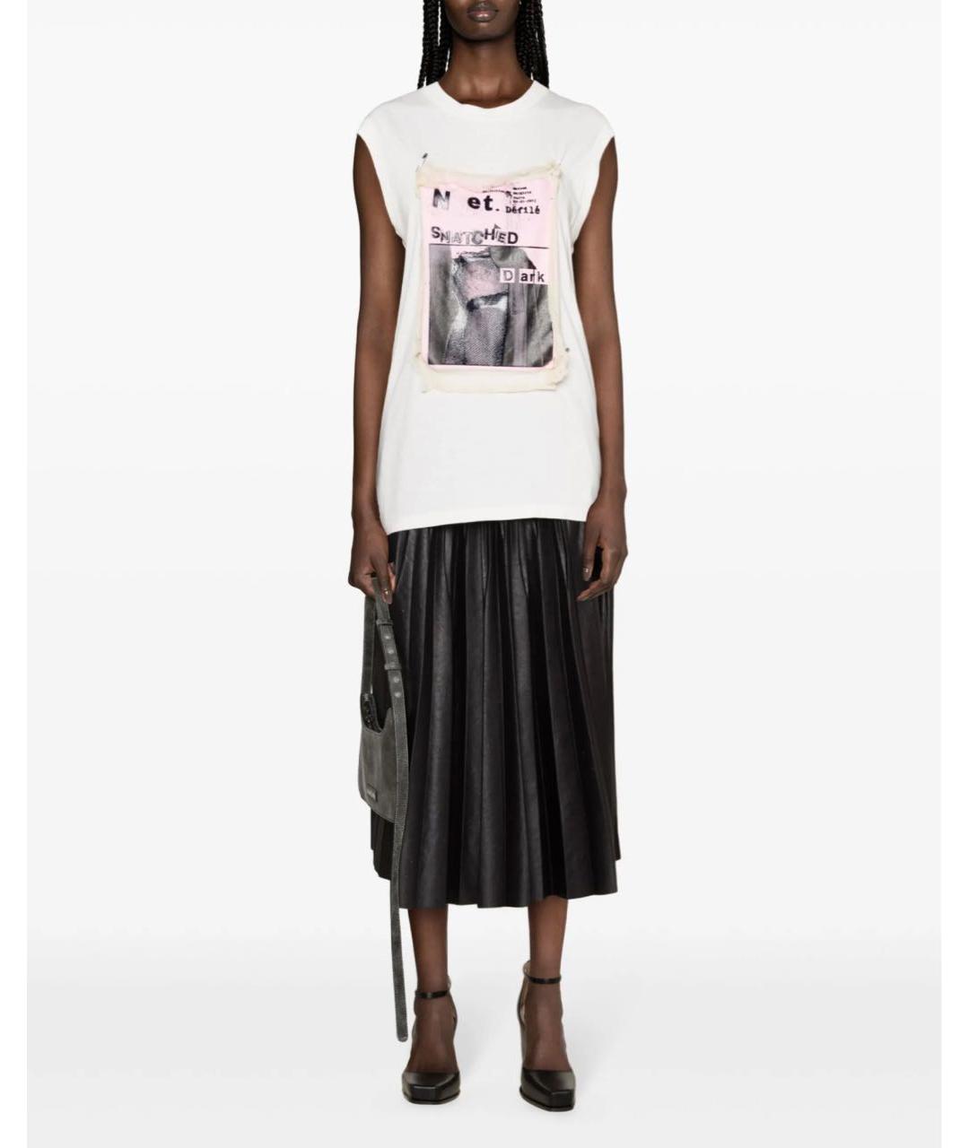 MAISON MARGIELA Белая хлопковая футболка, фото 2