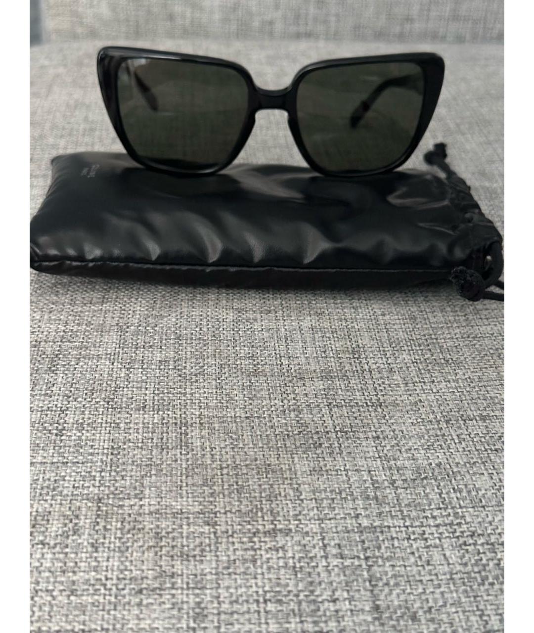 CELINE Черные пластиковые солнцезащитные очки, фото 5