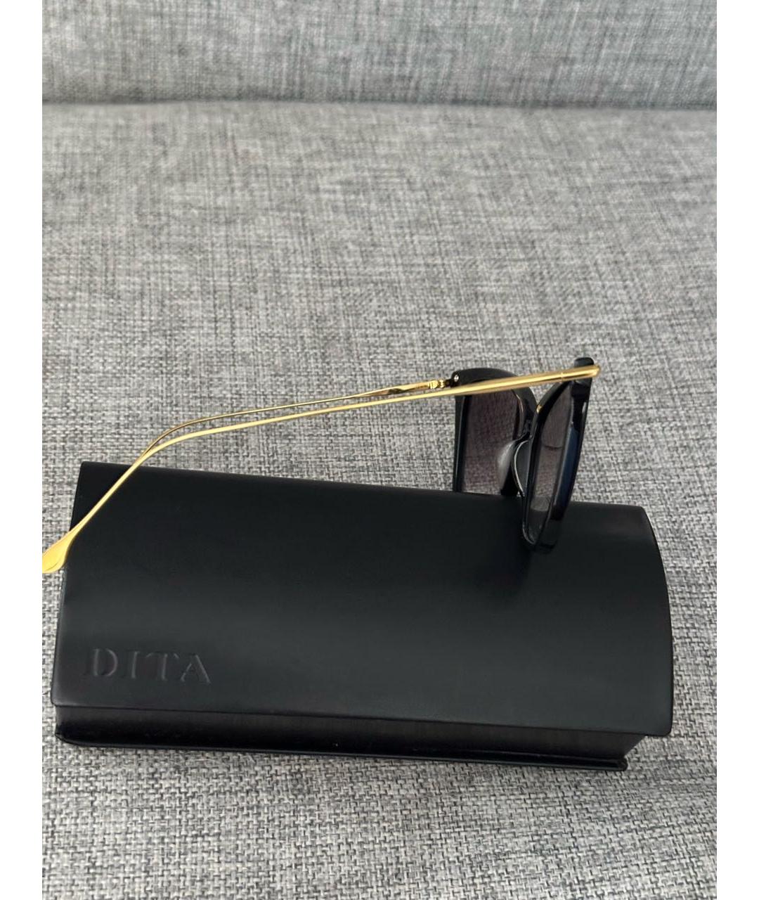 DITA WESTBOUND Черные пластиковые солнцезащитные очки, фото 2