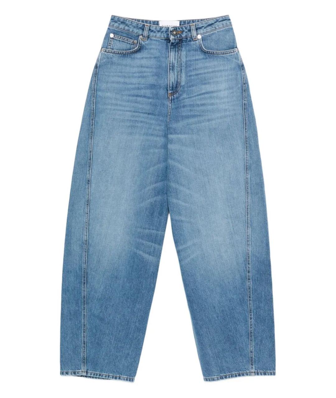 GIVENCHY Голубые хлопковые прямые джинсы, фото 1