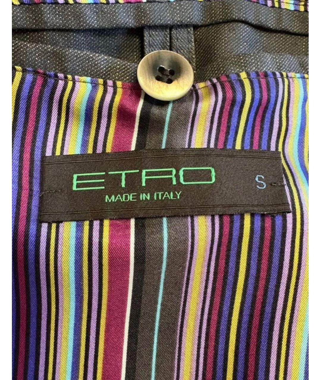 ETRO Коричневая хлопко-эластановая куртка, фото 3