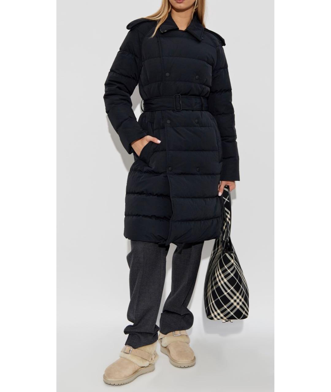 BURBERRY Черный пуховик, фото 6