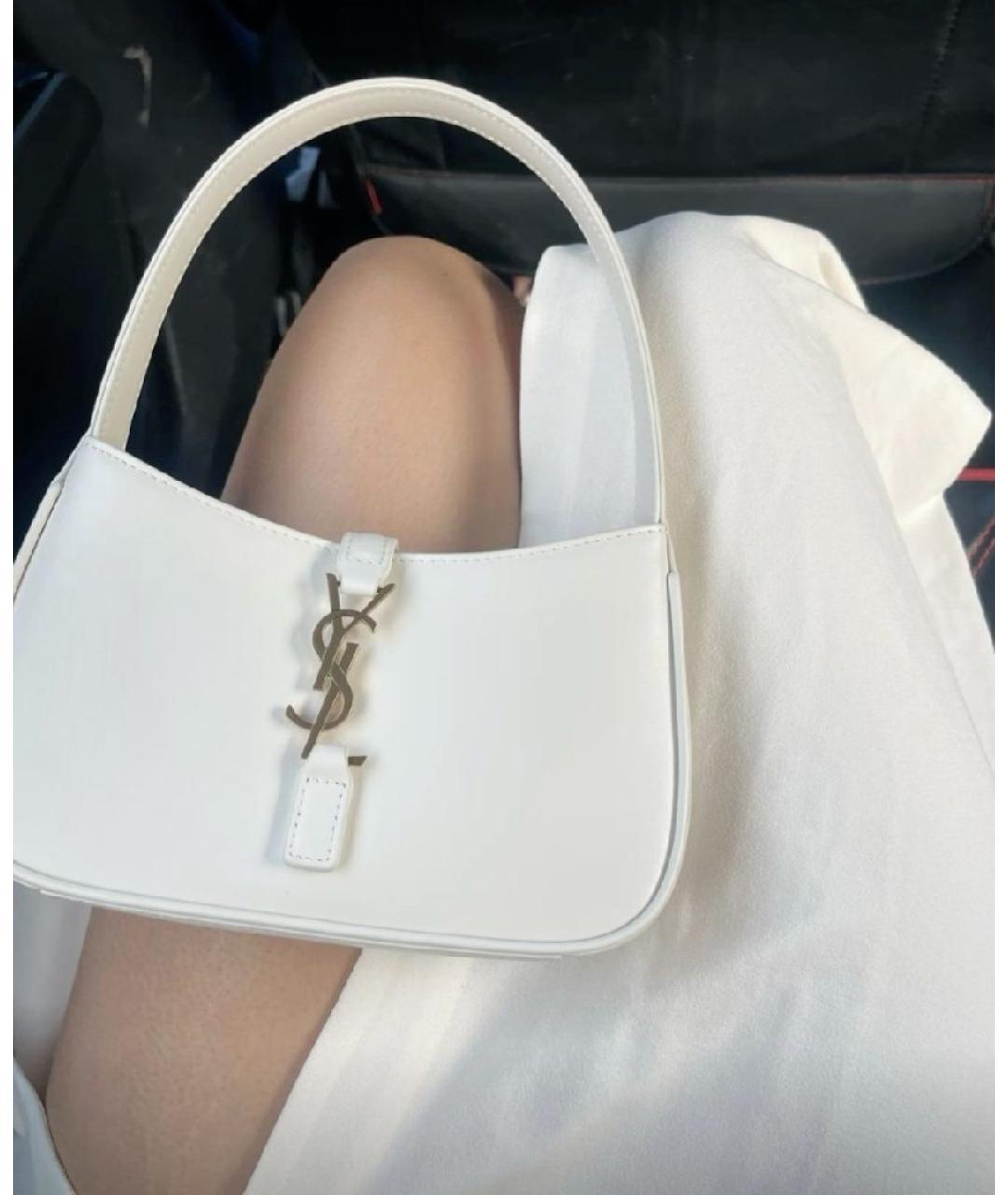 LOUIS VUITTON Белая сумка через плечо, фото 5
