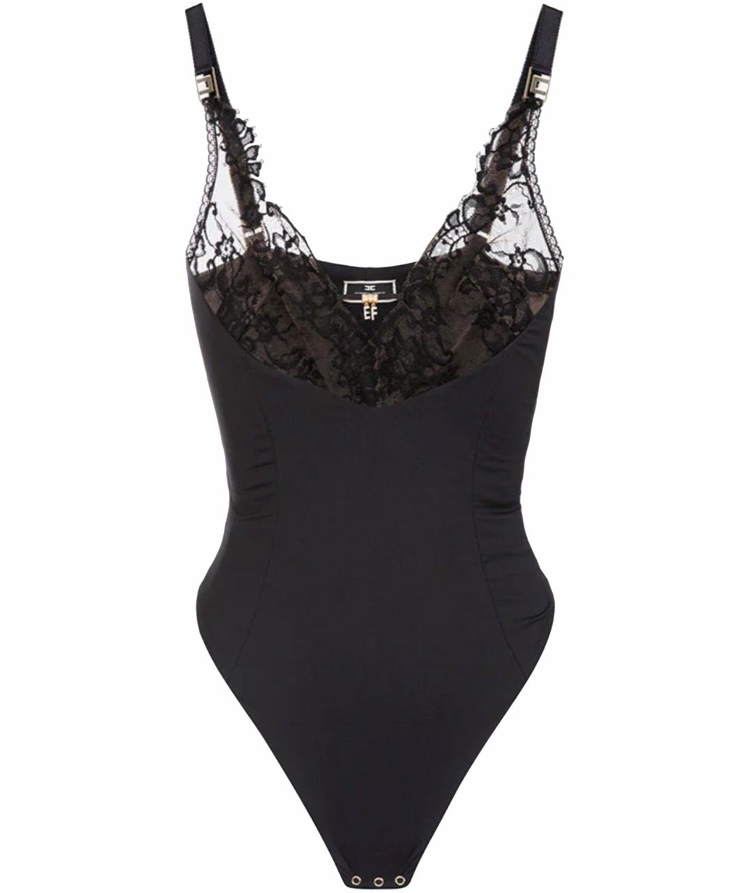 ELISABETTA FRANCHI Черное боди, фото 1