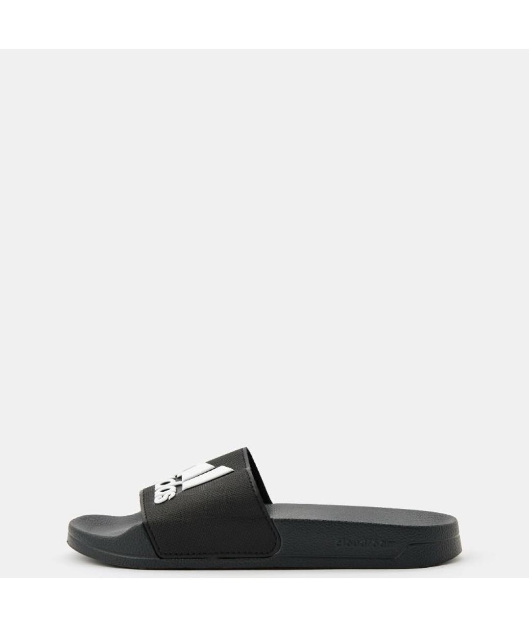 ADIDAS Черные резиновые шлепанцы, фото 2