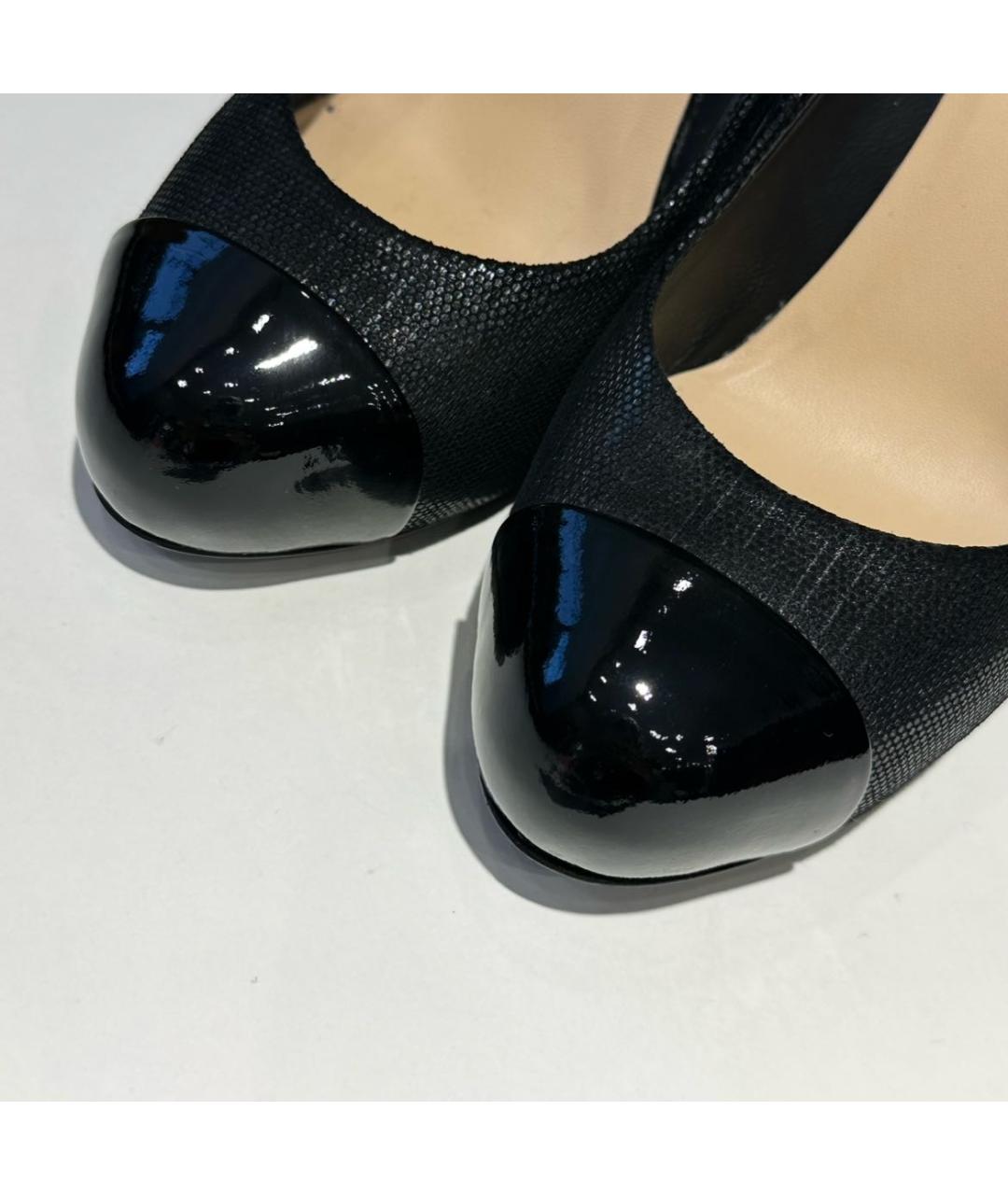 CHANEL Черные туфли, фото 4