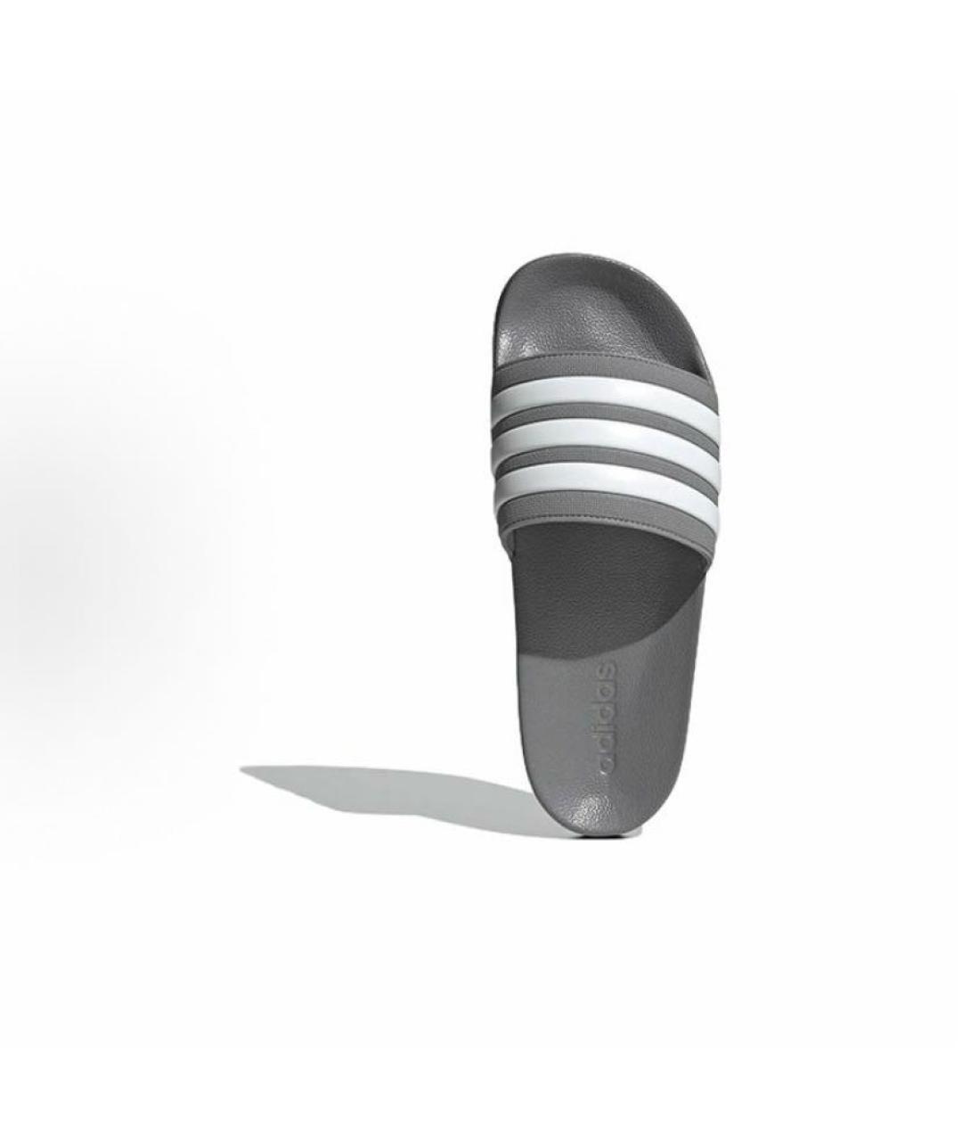 ADIDAS Серые резиновые шлепанцы, фото 6