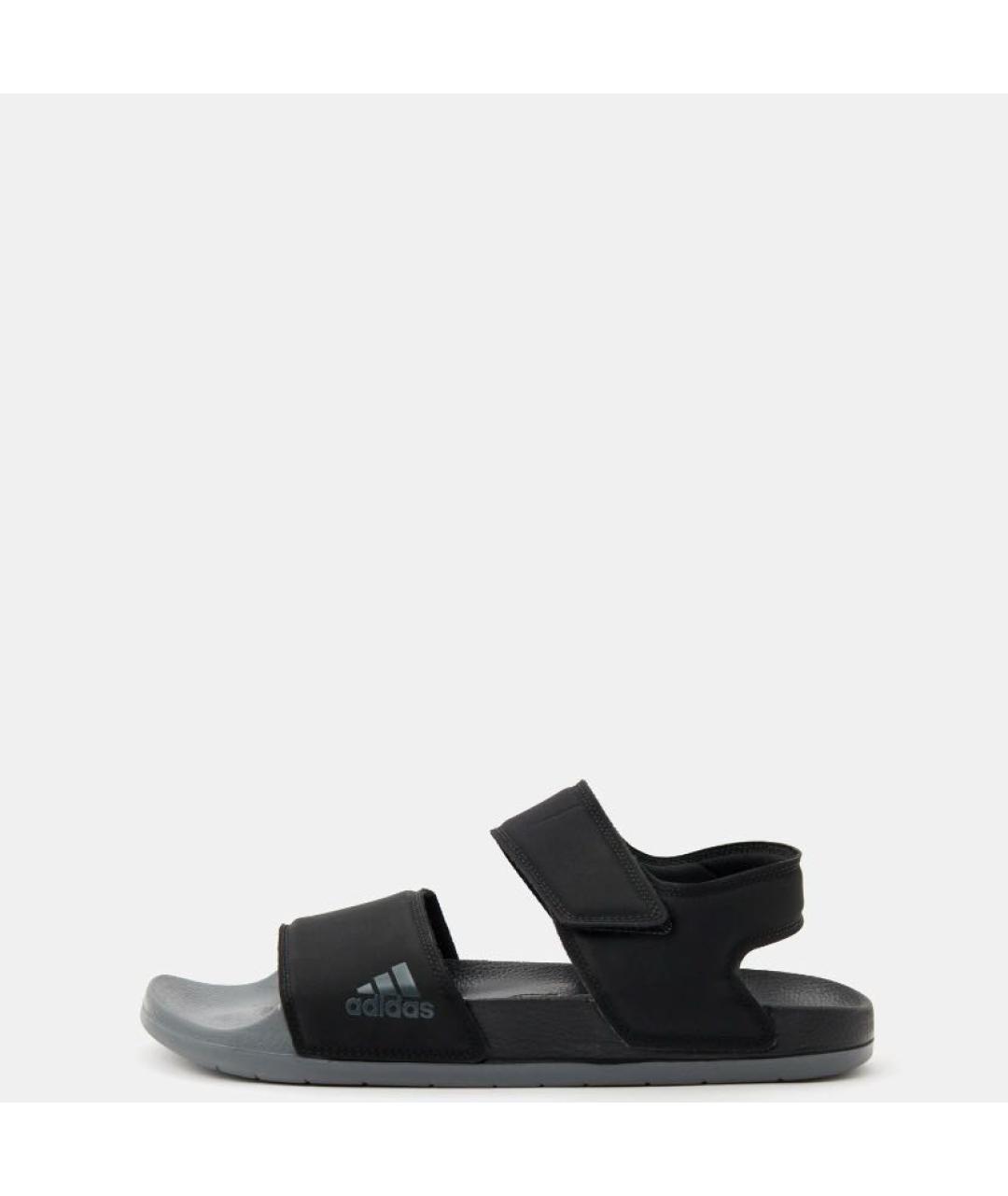 ADIDAS Черные текстильные сандалии, фото 2