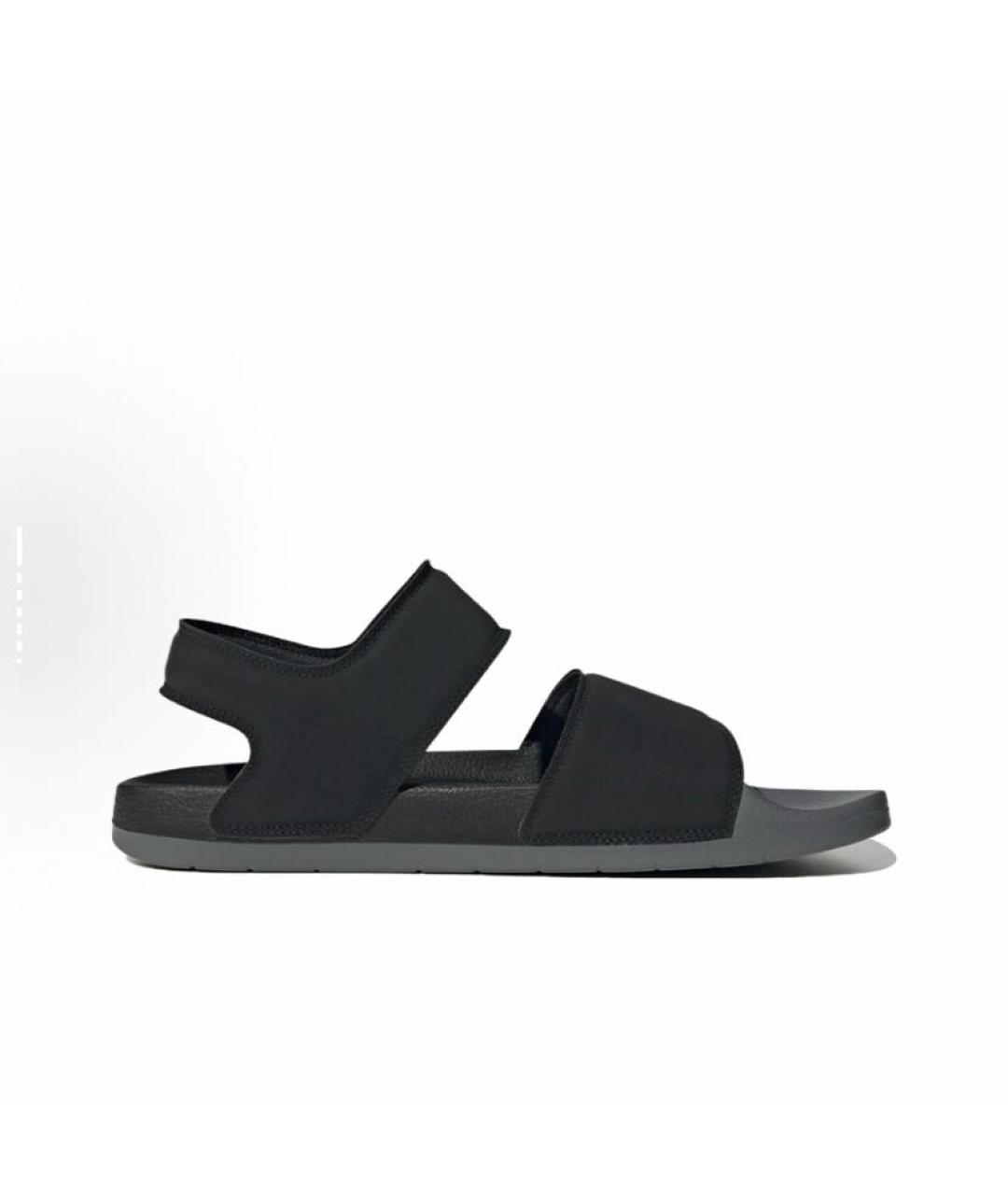 ADIDAS Черные текстильные сандалии, фото 3