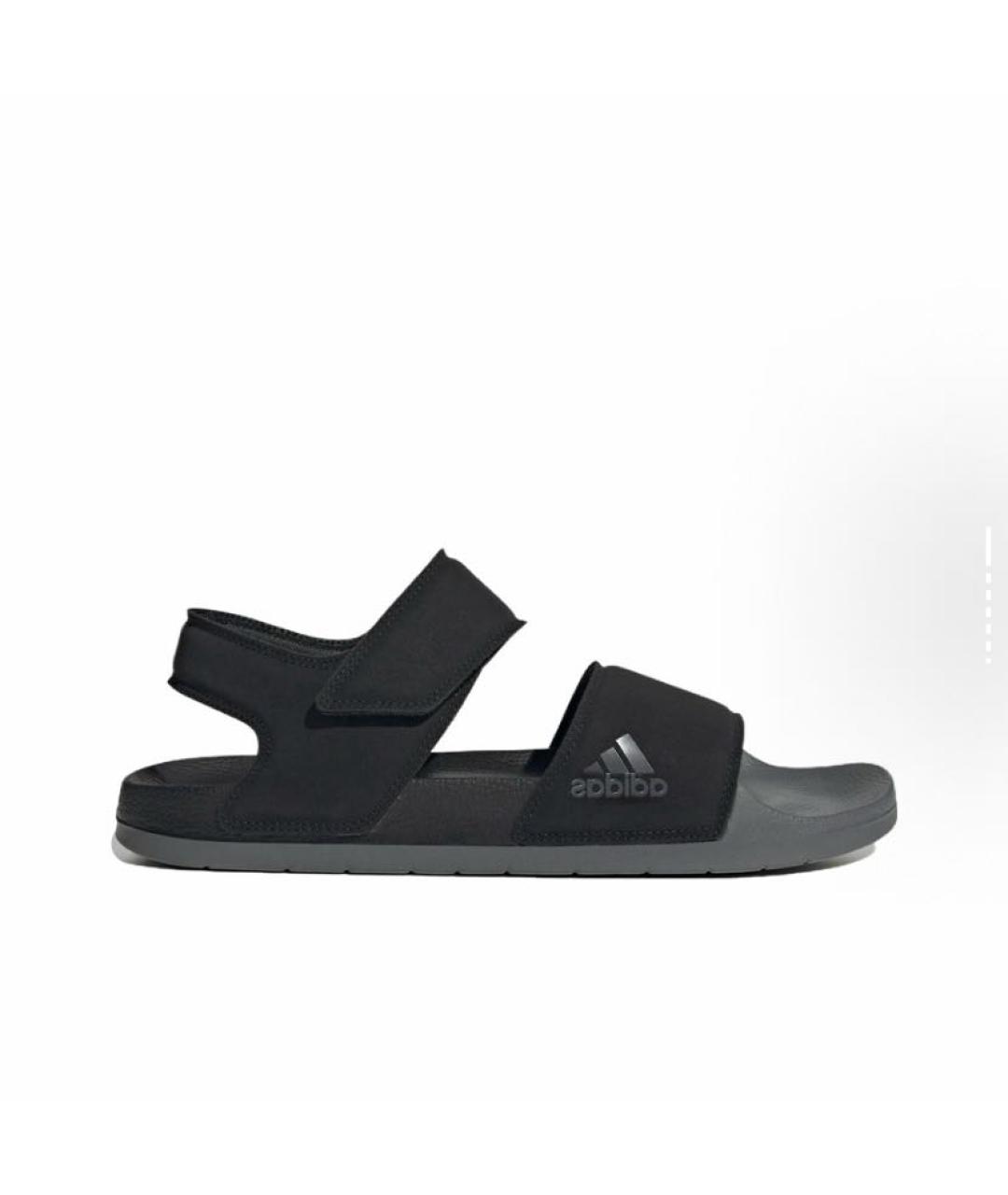 ADIDAS Черные текстильные сандалии, фото 8