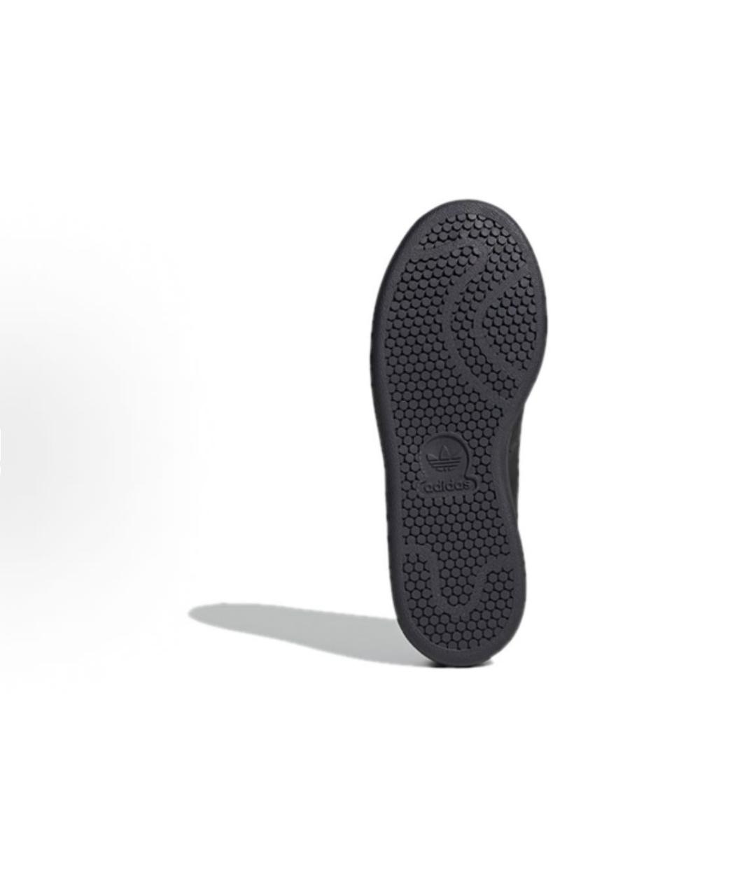 ADIDAS Черные кожаные кроссовки, фото 6