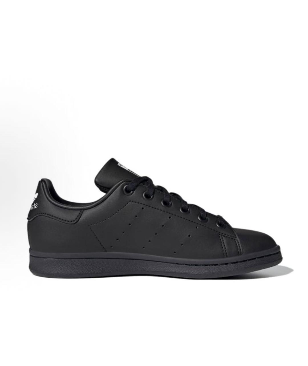 ADIDAS Черные кожаные кроссовки, фото 7