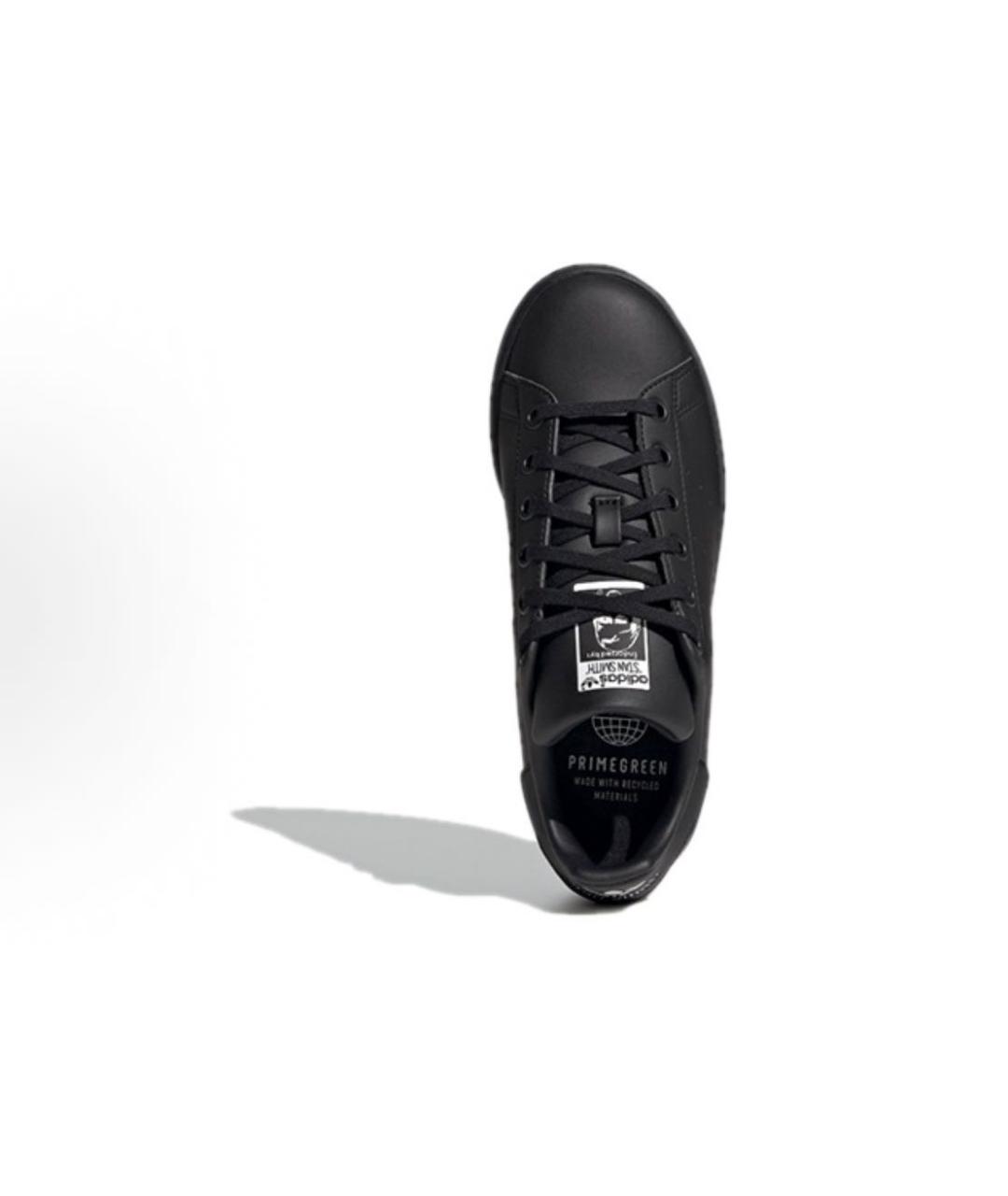 ADIDAS Черные кожаные кроссовки, фото 5