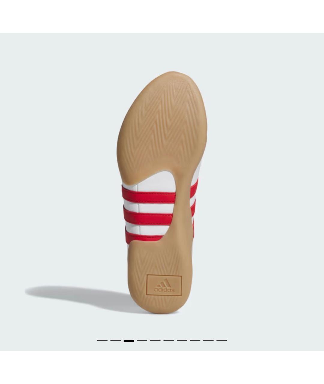 ADIDAS Красные балетки из искусственной кожи, фото 7