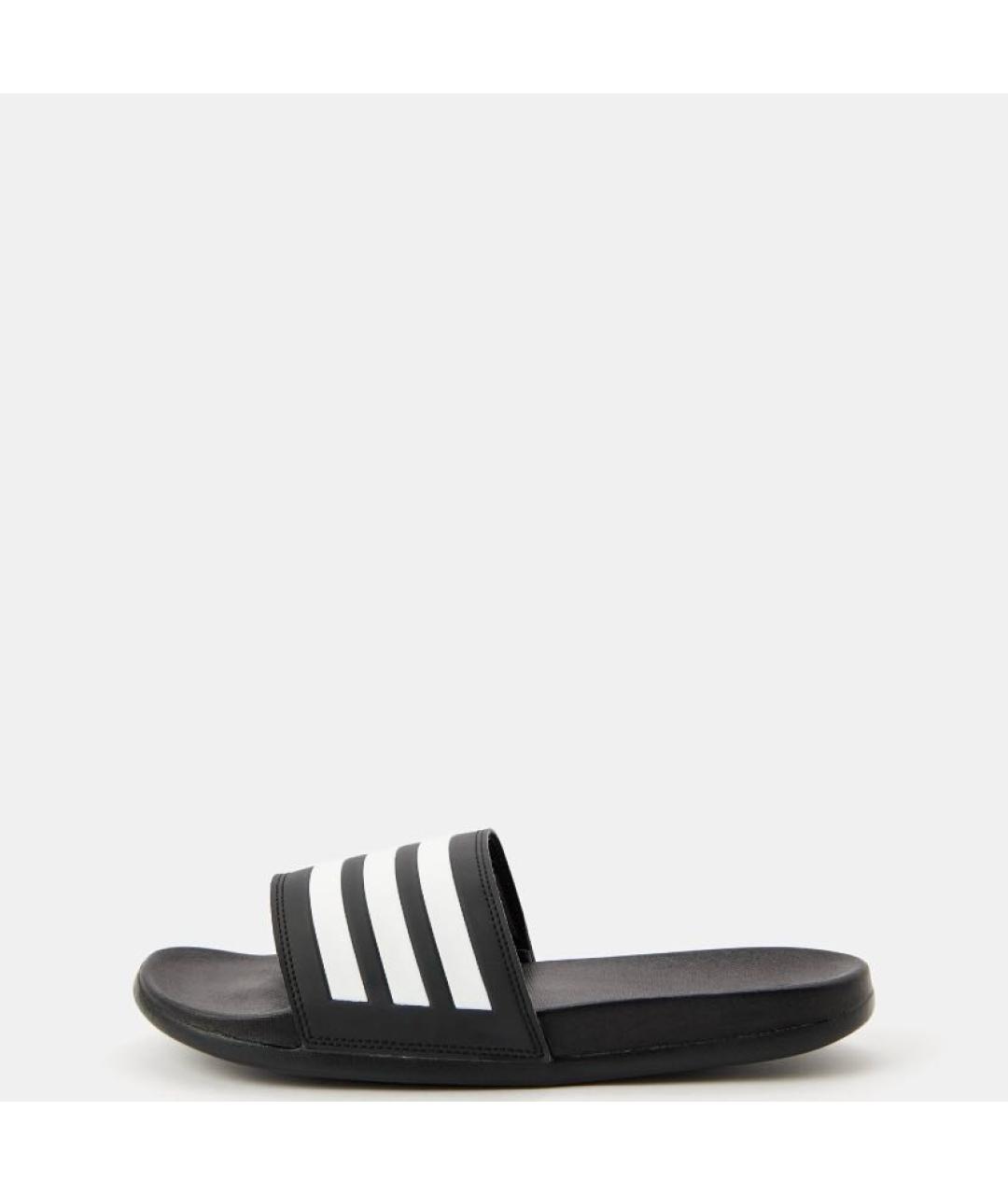 ADIDAS Черные резиновые шлепанцы, фото 2