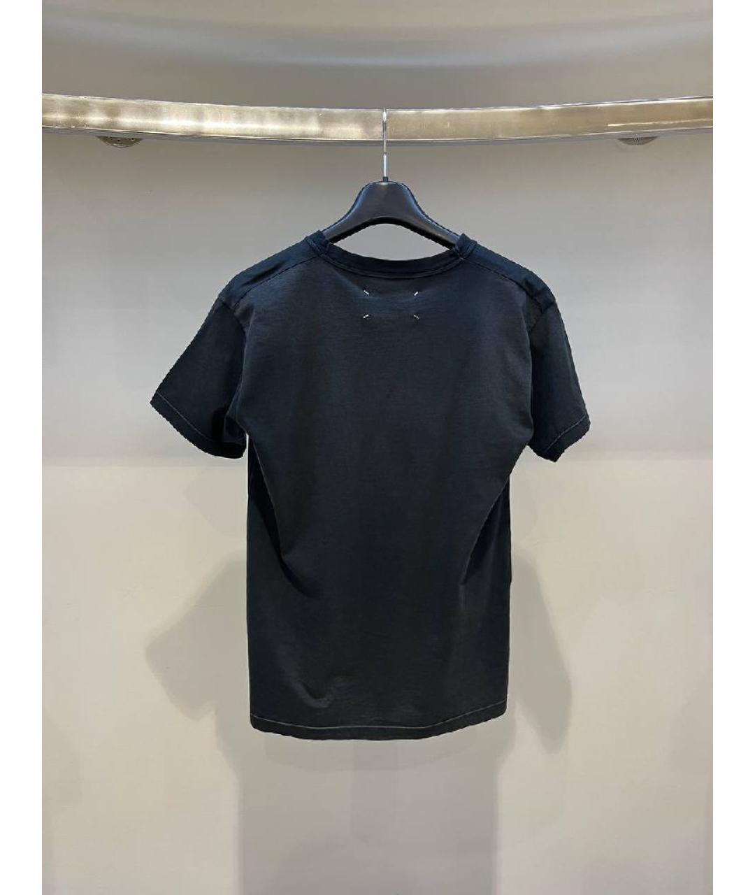 MAISON MARGIELA Черная футболка, фото 3