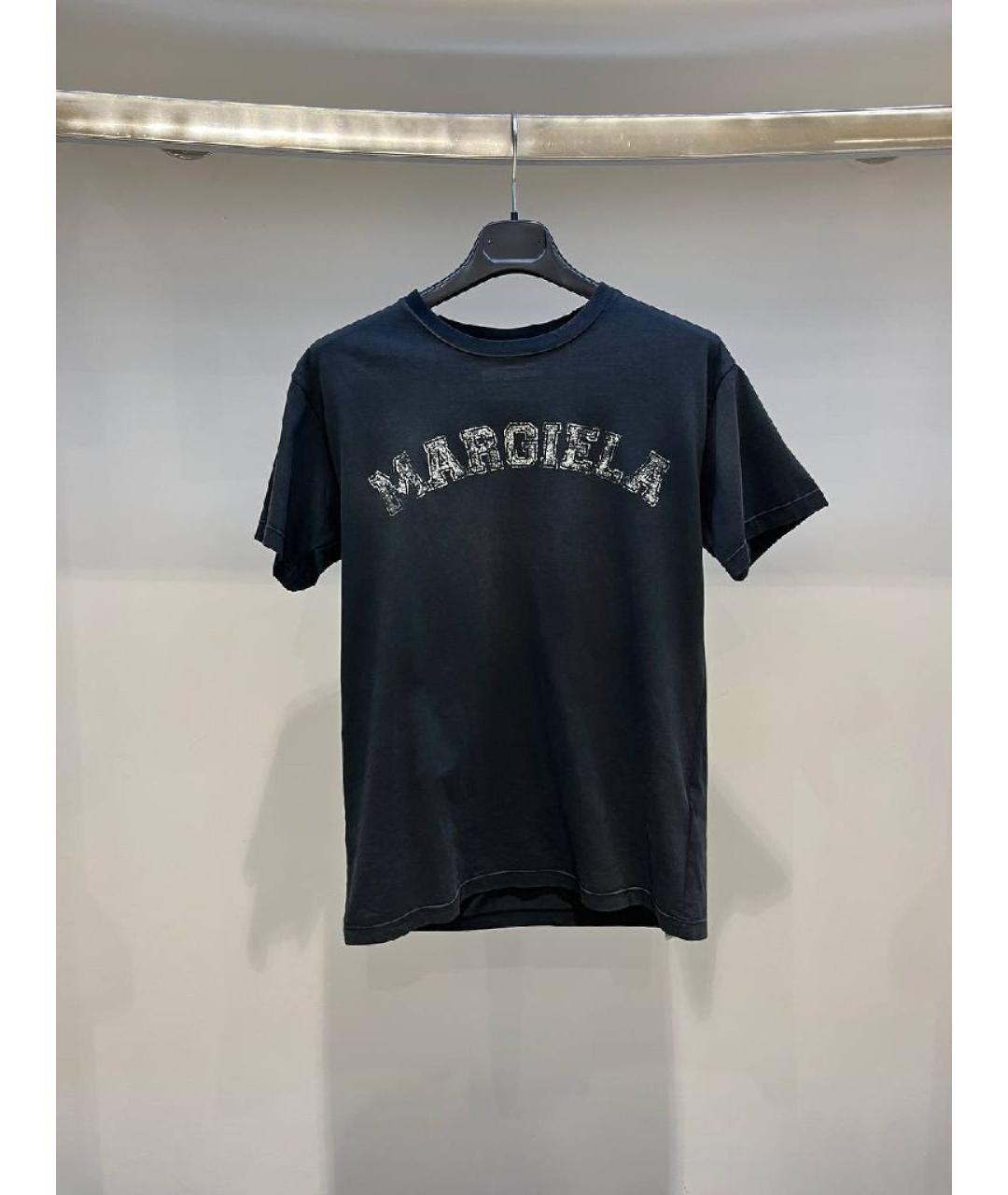 MAISON MARGIELA Черная футболка, фото 2