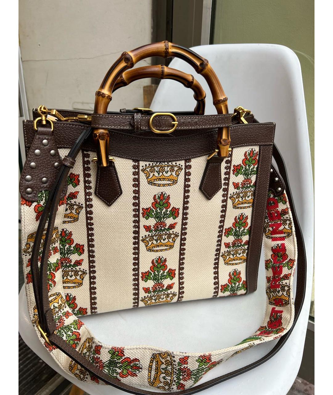 GUCCI Мульти тканевая сумка тоут, фото 3