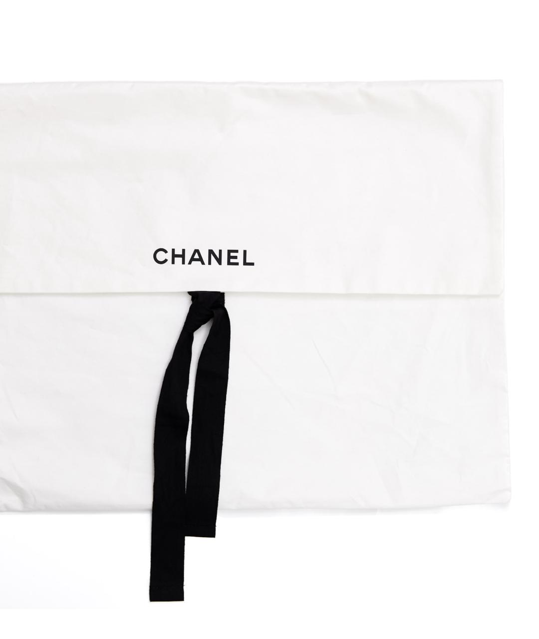 CHANEL Черные хлопковые прямые джинсы, фото 7