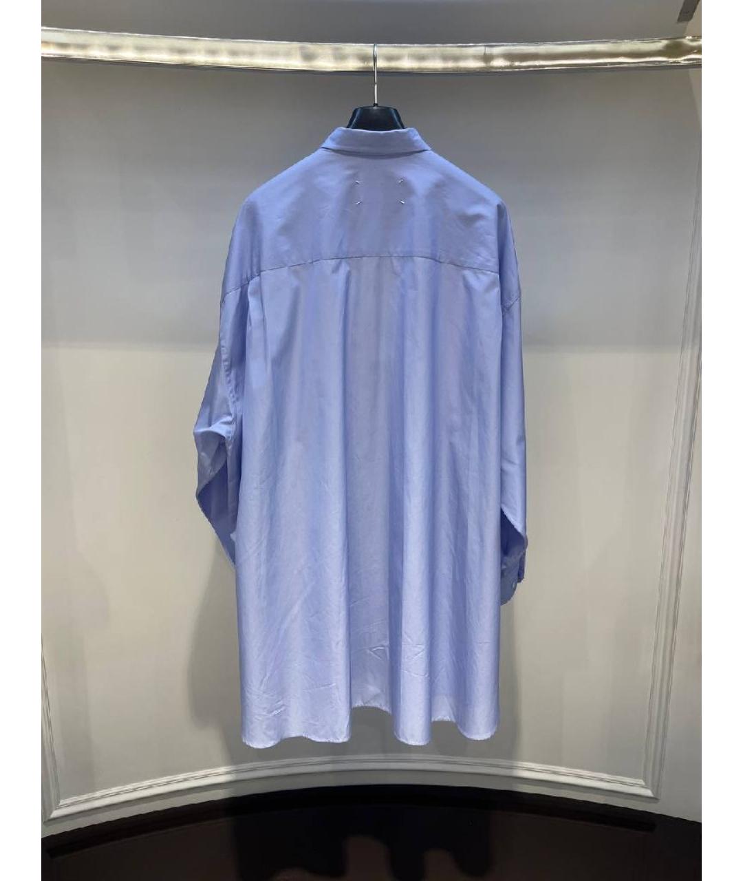 MAISON MARGIELA Голубое повседневное платье, фото 3