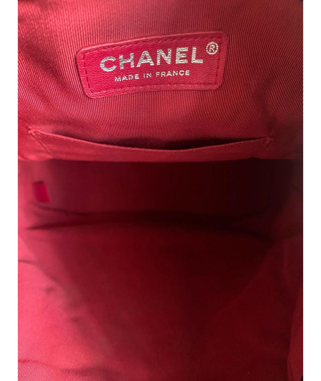 CHANEL Черный кожаный рюкзак, фото 4
