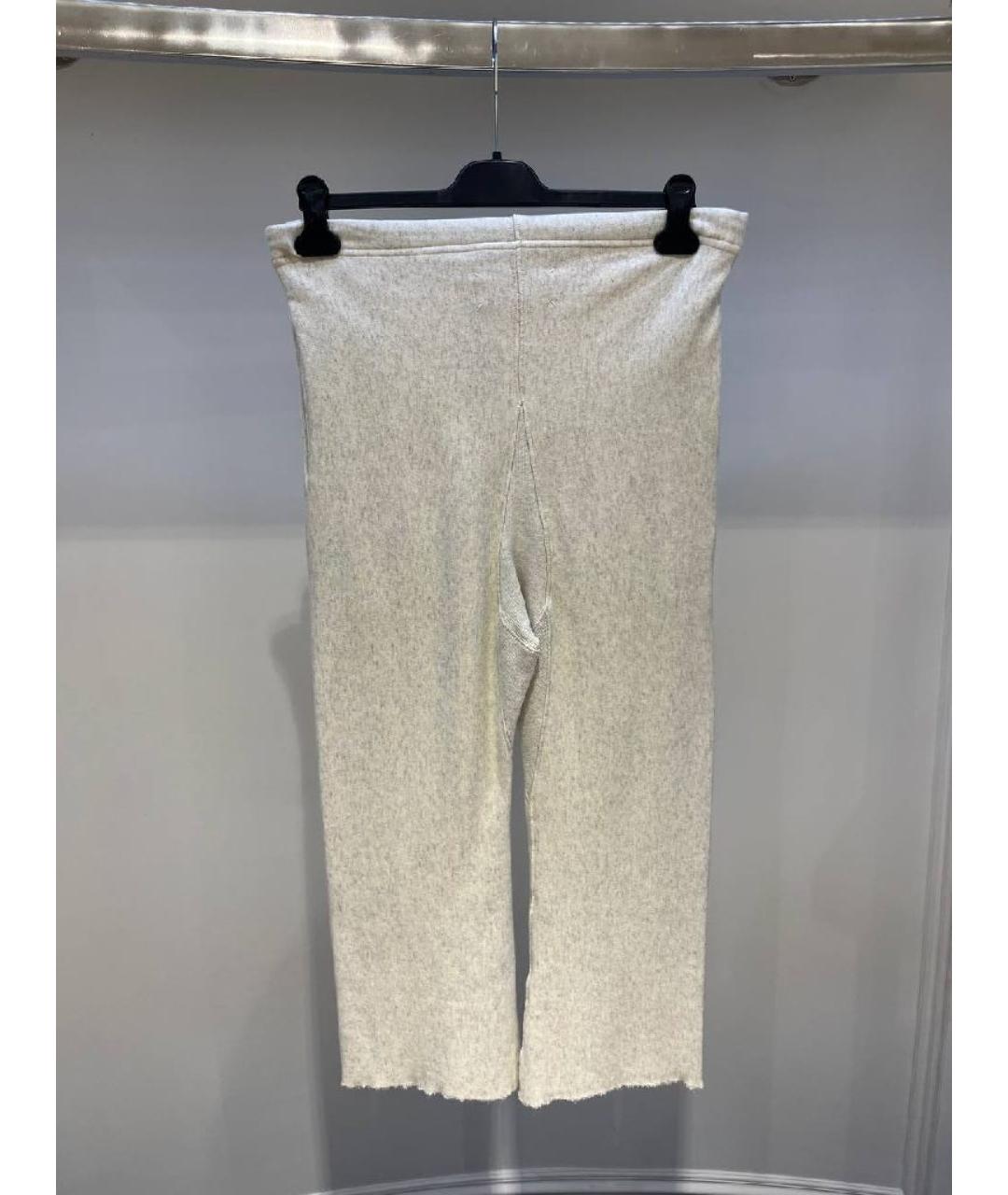 MAISON MARGIELA Бежевые прямые брюки, фото 2
