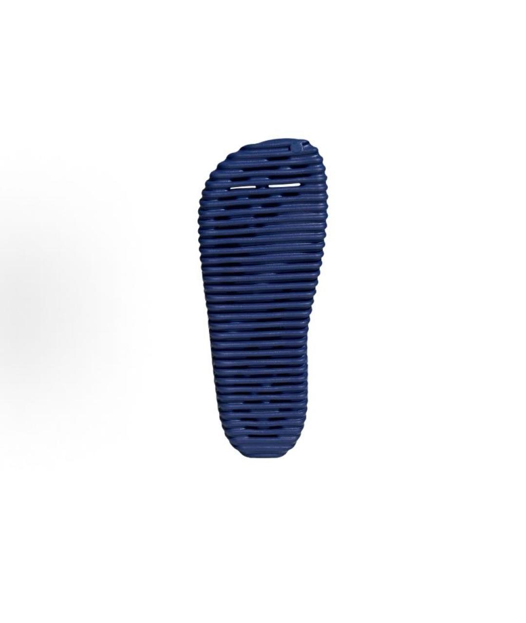 ADIDAS Синие резиновые шлепанцы, фото 7