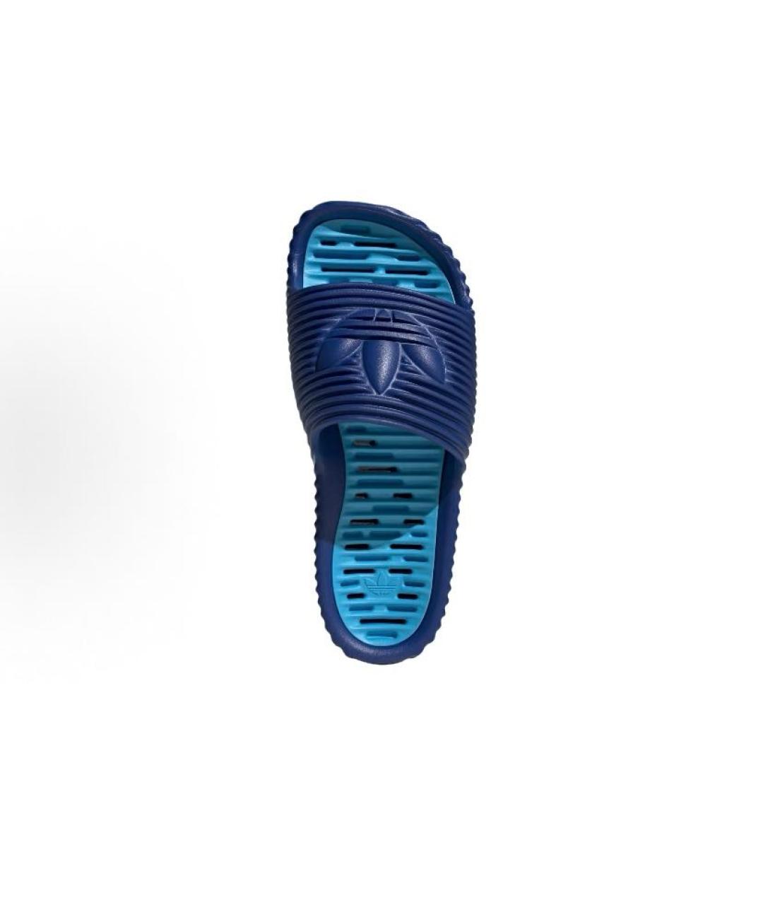 ADIDAS Синие резиновые шлепанцы, фото 6