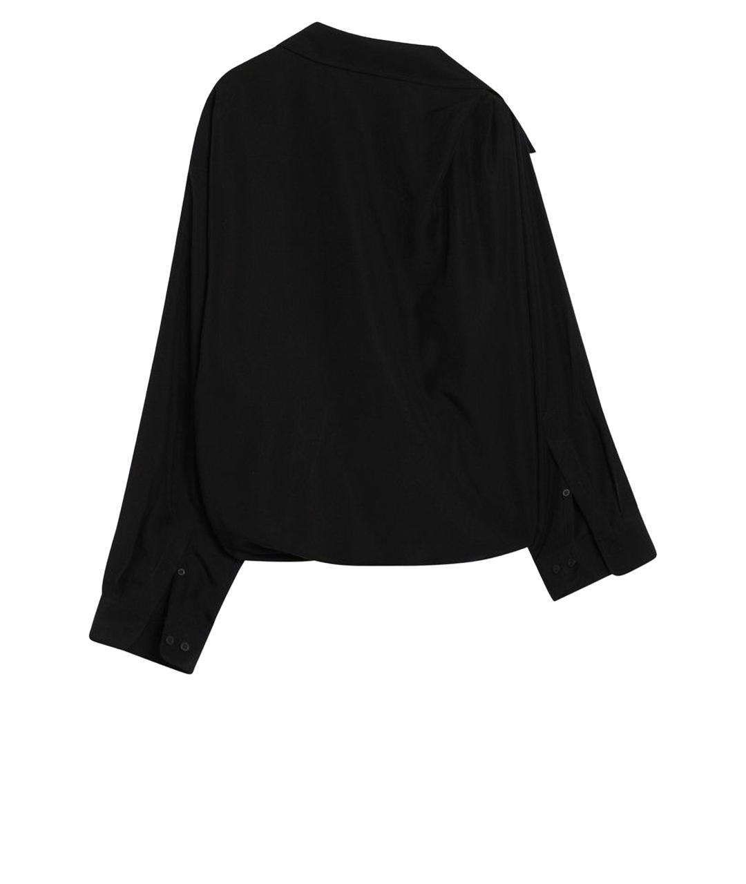 BALENCIAGA Черная полиэстеровая рубашка, фото 1