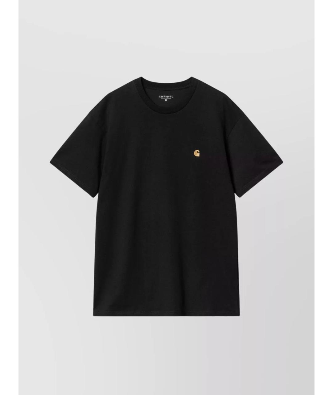 CARHARTT WIP Черная хлопко-полиэстеровая футболка, фото 4