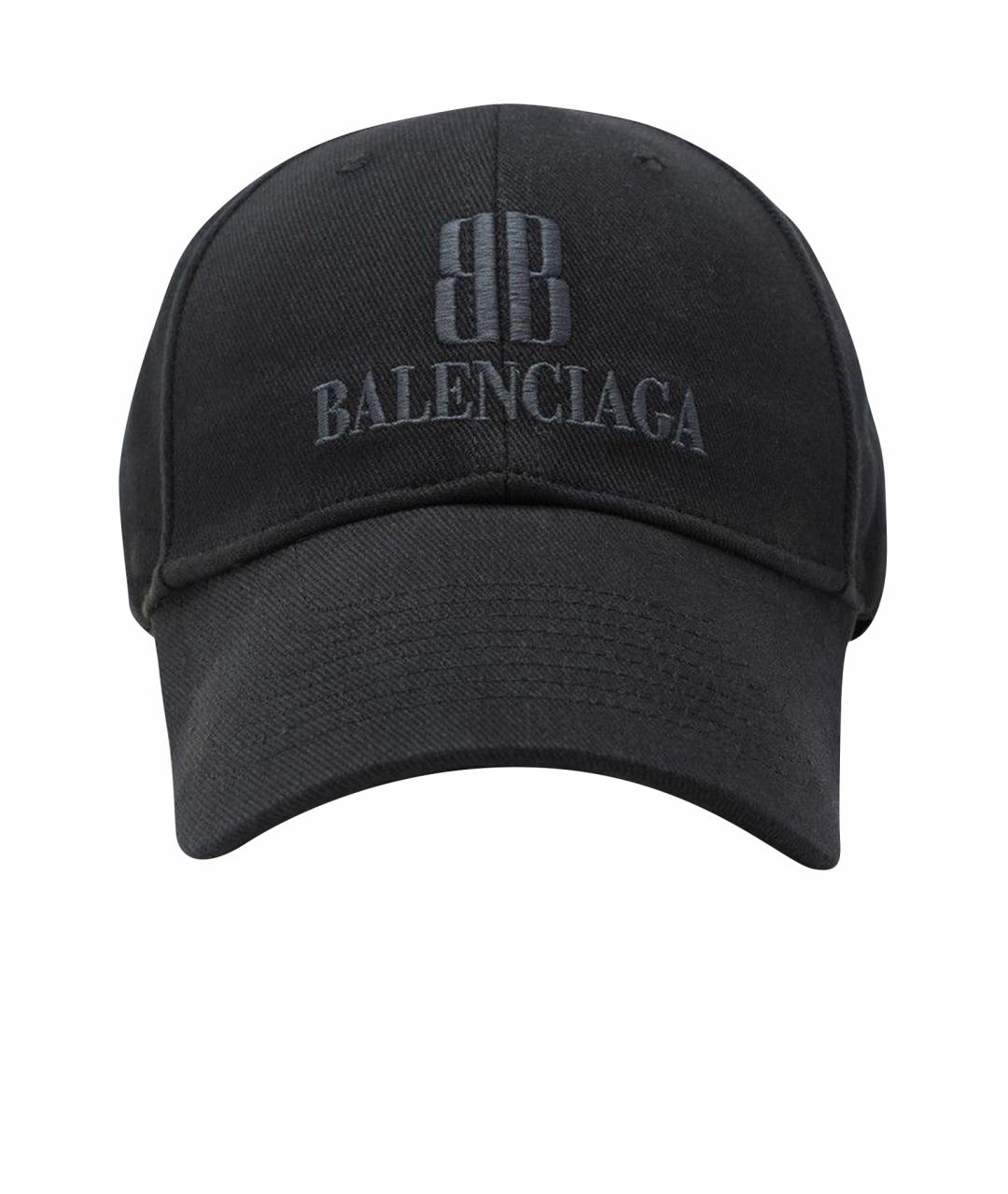 BALENCIAGA Черная кепка/бейсболка, фото 1