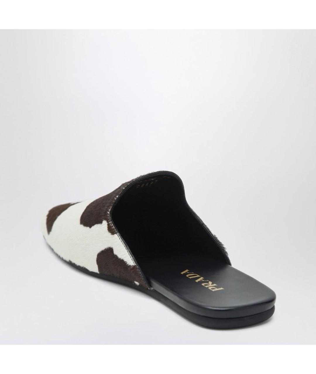 PRADA Мульти кожаные мюли, фото 3
