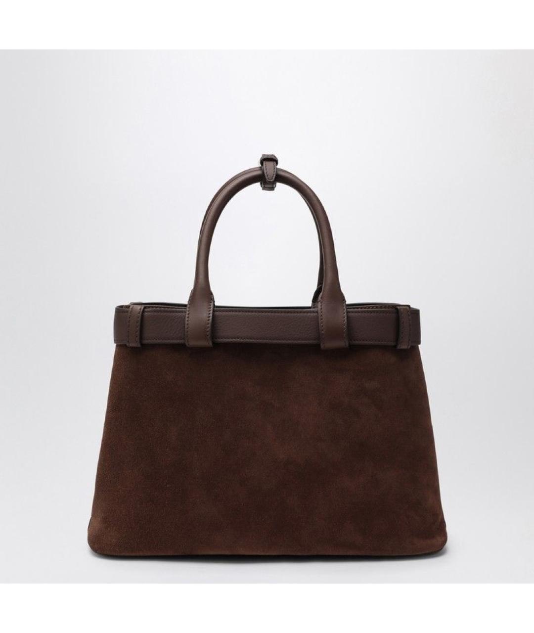 PRADA Коричневая кожаная сумка тоут, фото 2