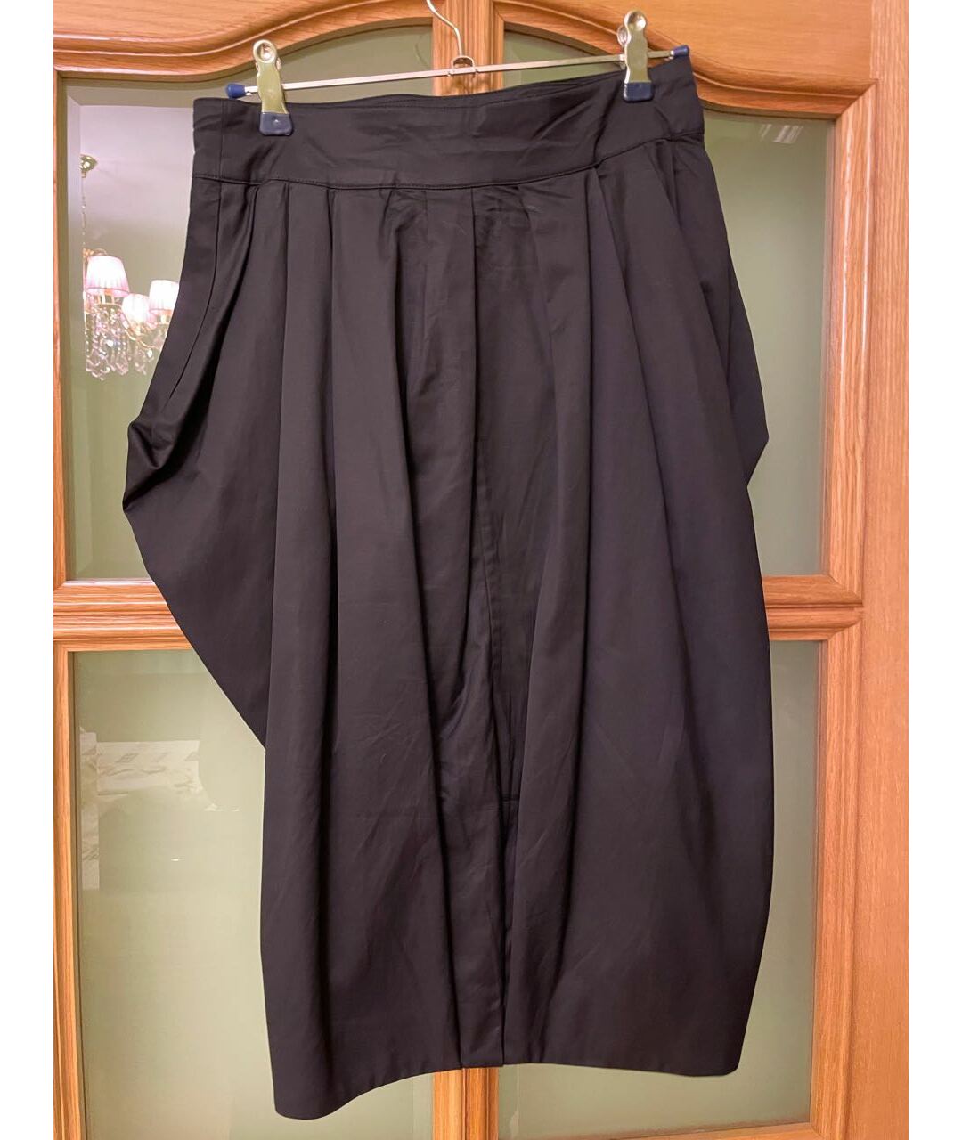 MCQ ALEXANDER MCQUEEN Черная вискозная юбка миди, фото 2