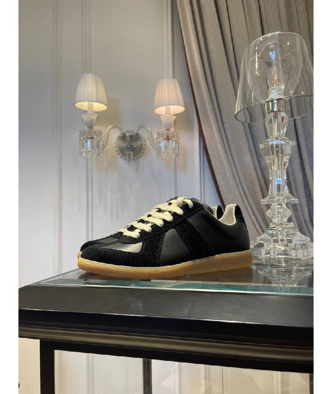 MAISON MARGIELA Черные кеды, фото 3