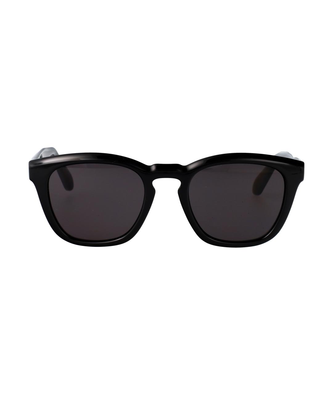 FERRAGAMO Черные пластиковые солнцезащитные очки, фото 1