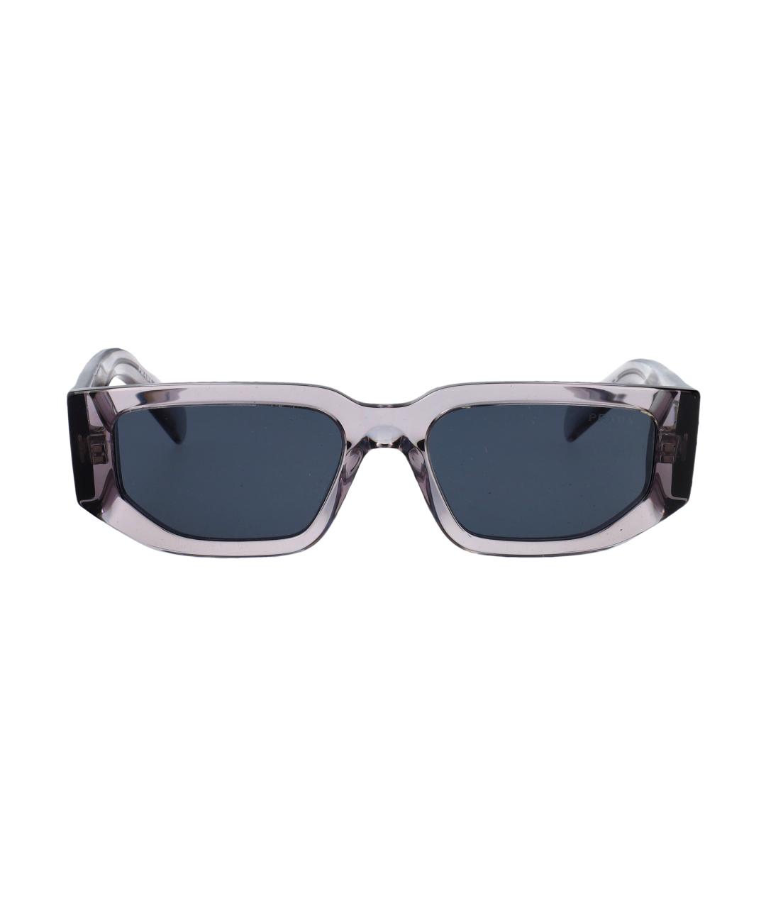 PRADA Серые пластиковые солнцезащитные очки, фото 1