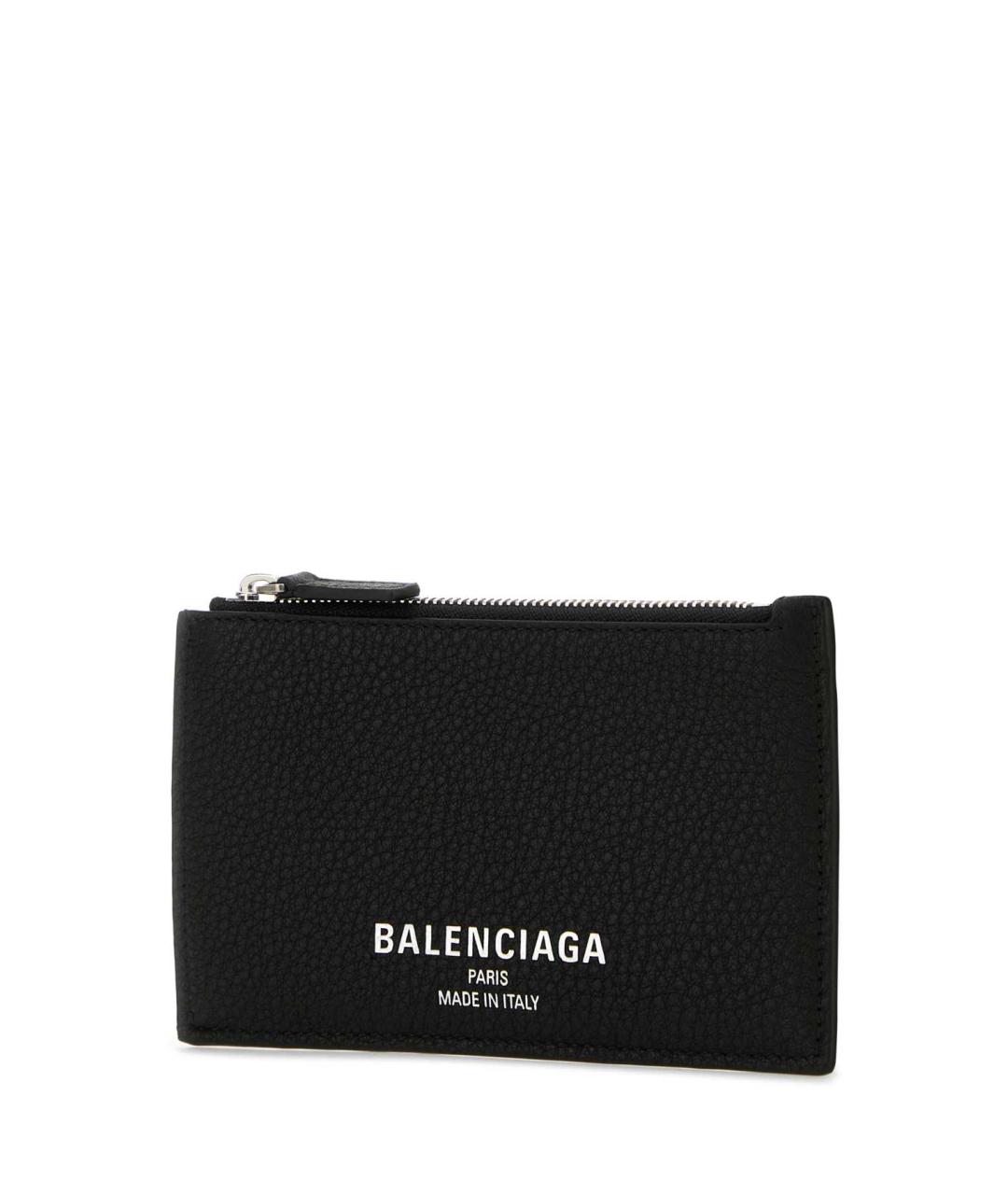 BALENCIAGA Черный кожаный кардхолдер, фото 2