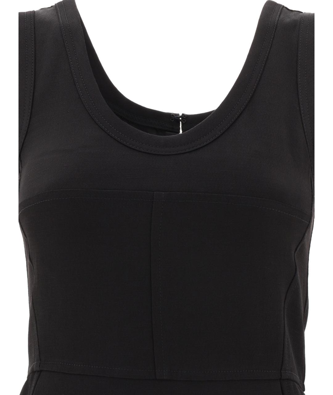 JIL SANDER Черное повседневное платье, фото 3