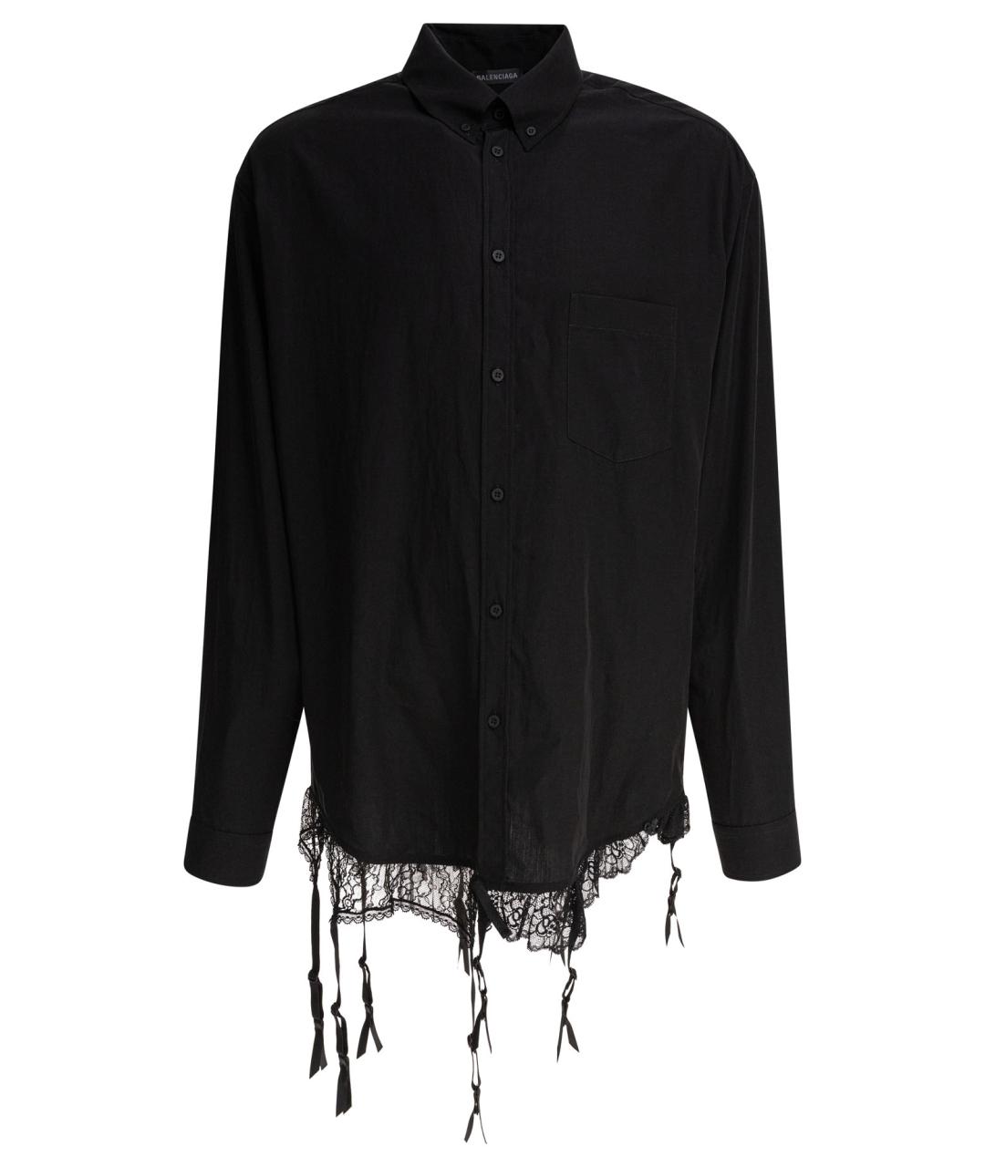 BALENCIAGA Черная рубашка, фото 1