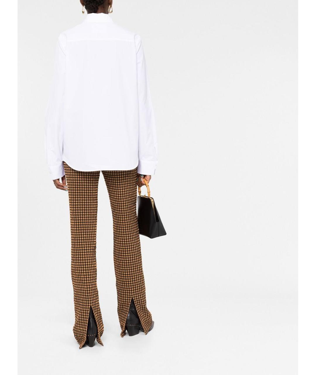 JIL SANDER Белая хлопковая рубашка, фото 5