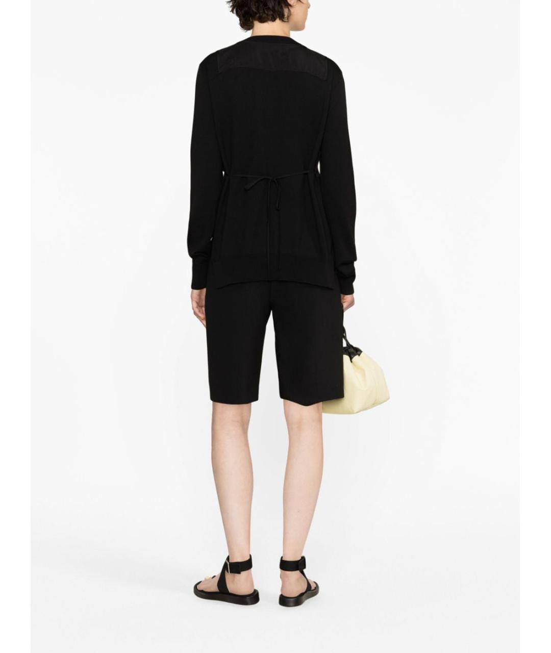 JIL SANDER Черный шерстяной джемпер / свитер, фото 3