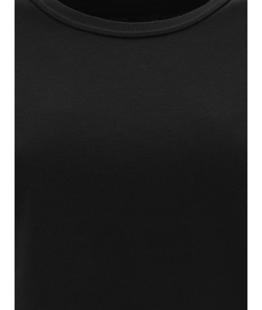 ALEXANDER WANG Черная хлопковая футболка, фото 3