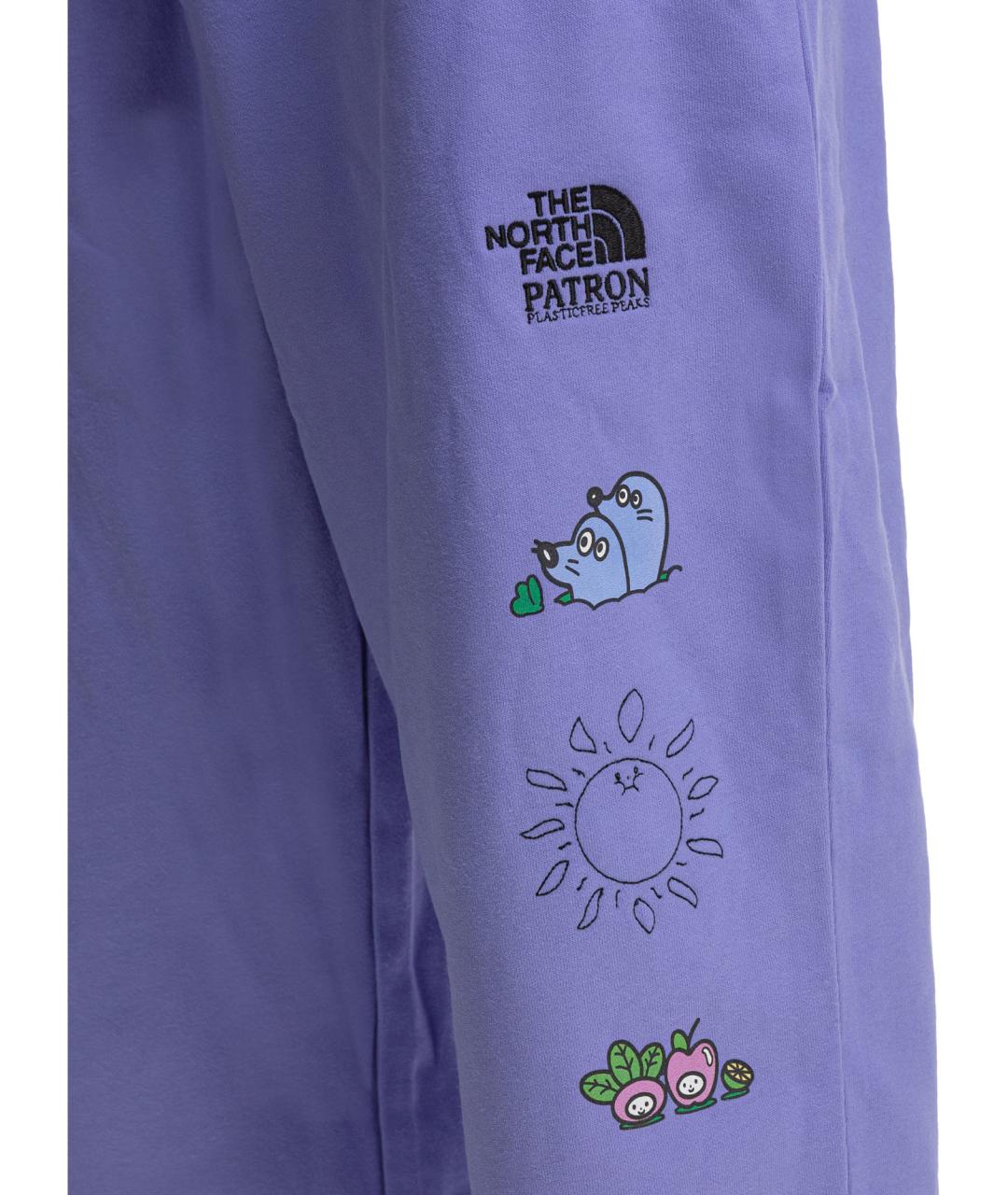 THE NORTH FACE Фиолетовые хлопковые повседневные брюки, фото 4