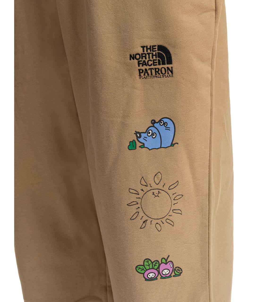 THE NORTH FACE Бежевые хлопковые повседневные брюки, фото 4