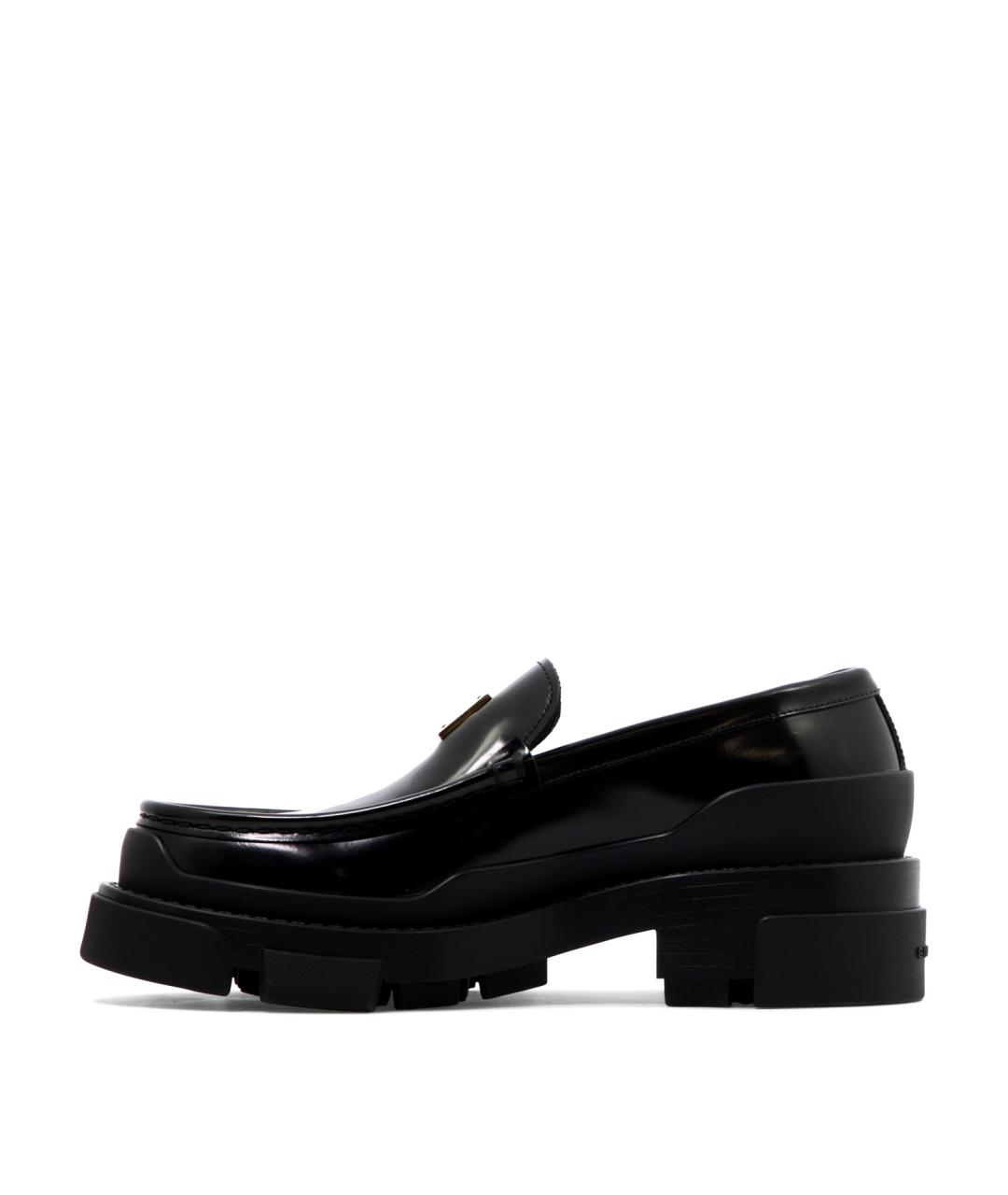 GIVENCHY Черные кожаные лоферы, фото 3
