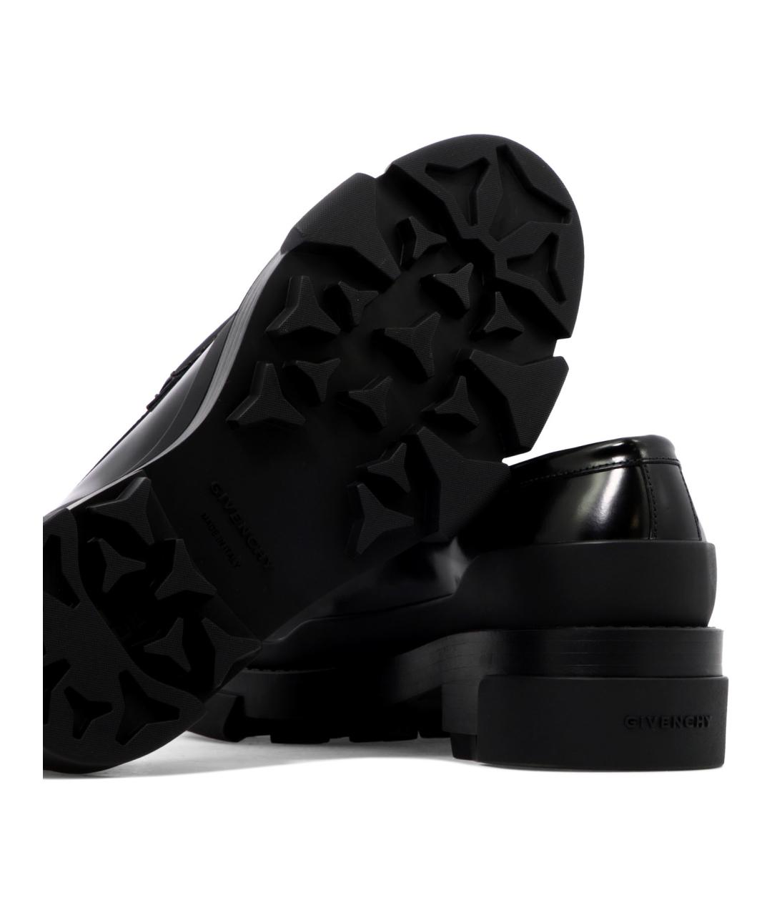 GIVENCHY Черные кожаные лоферы, фото 5