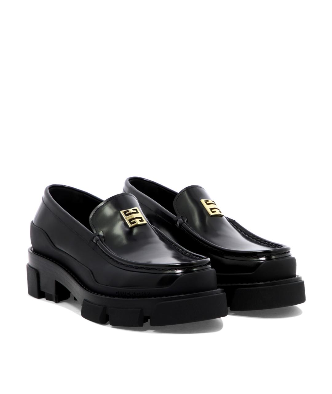 GIVENCHY Черные кожаные лоферы, фото 2